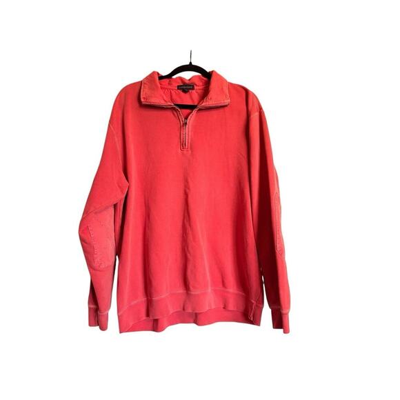 Lands End Sz L‎ 42/44 1/4 Zip Pullover Outdoor Cabincore Cozy Preppy - Picture 1 of 14